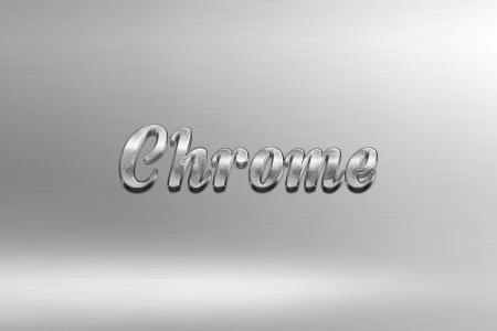 3D Chrome Text Effect