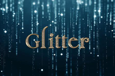 Bronze Glitter Text Effect