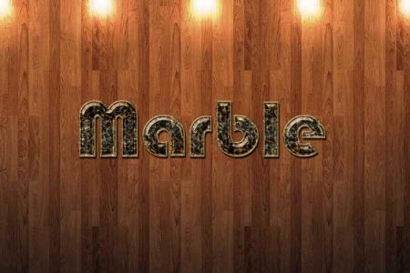 Marble Text Effect