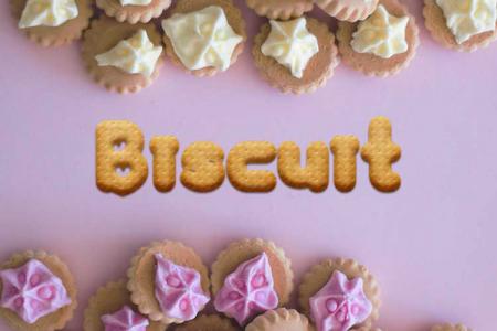 Biscuit Text Effect