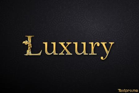 3D luxury gold text effect online