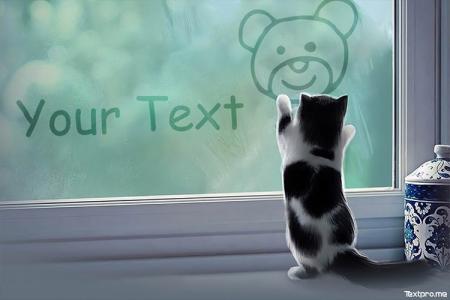 Write text on foggy window online free