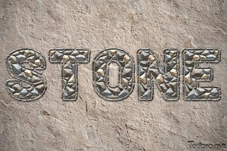 Create free online cobblestone text effect