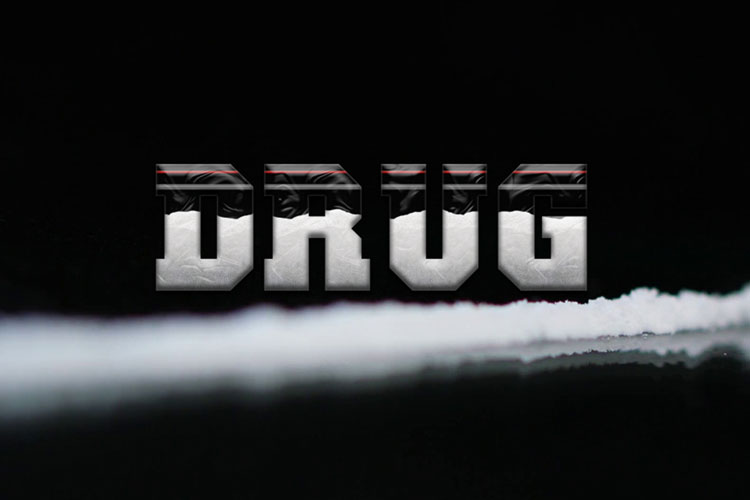 Plastic Bag Drug Text Effect