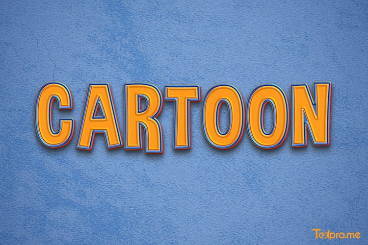 Create 3D cartoon text effect online